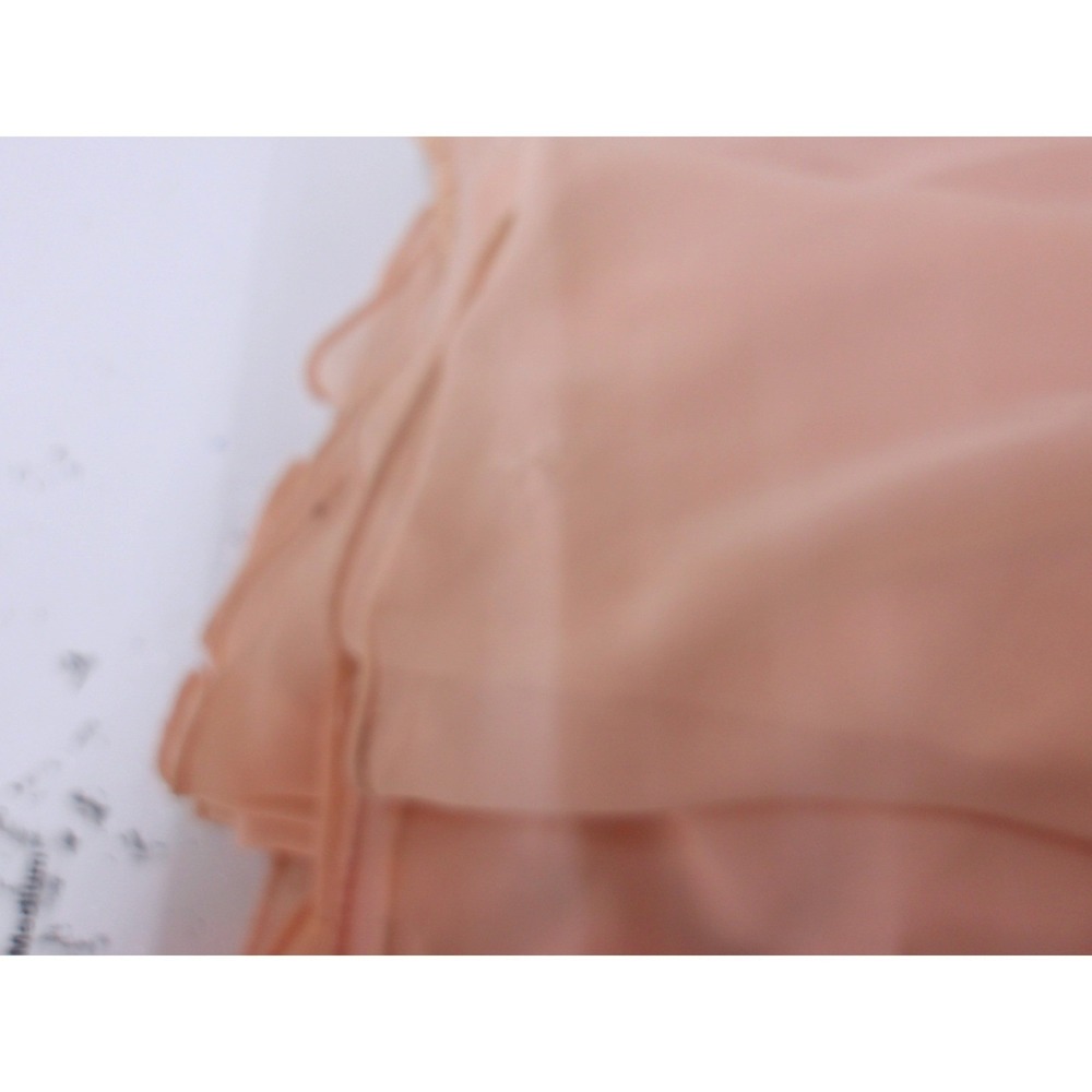 Blush Pink Bridesmaid Dress Formal Gown Lace Sequin Sleeveless Party Maxi - Picture 8 of 9